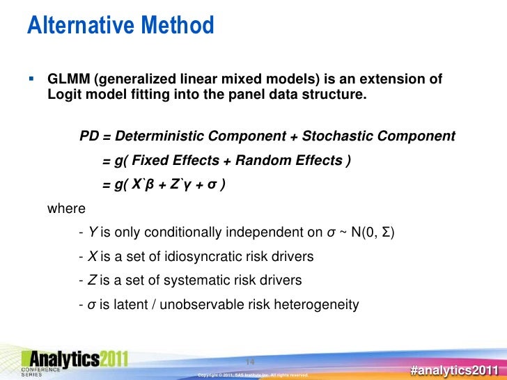 Modeling Practice Of Risk Parameters For Consumer Portfolio