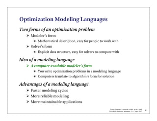 Ampl Modelling Language AMPL in the Cloud | PDF