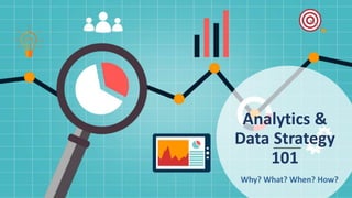 Analytics &
Data Strategy
101
Why? What? When? How?
 