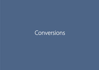 Conversions
 