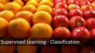 Supervised Learning - Classification
 