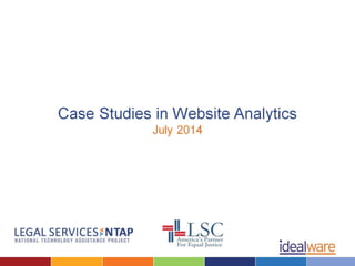 Analytics Case Studies LSNTAP and Idealware