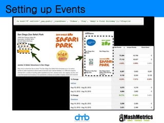 Setting up Events 
 