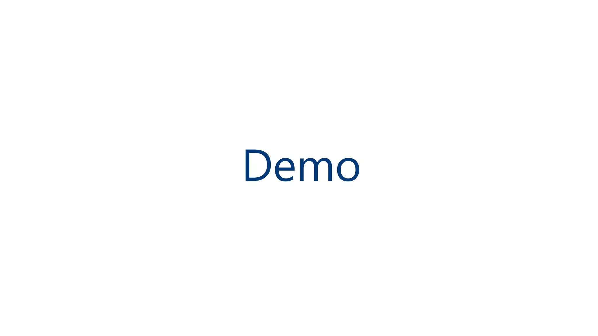 Demo 