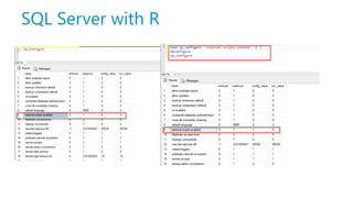 SQL Server with R
 