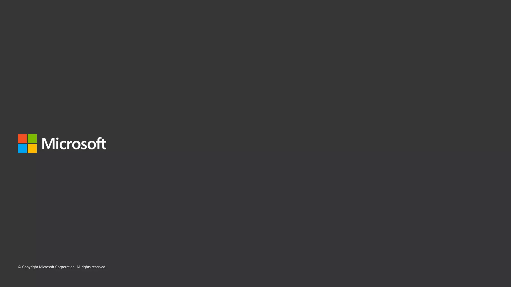 © Copyright Microsoft Corporation. All rights reserved.
 