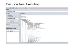 Decision Tree: Execution
 