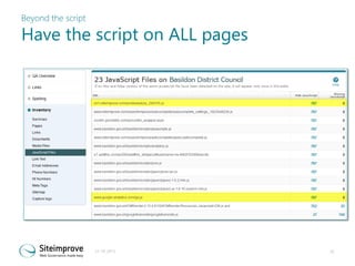 Beyond the script

Have the script on ALL pages

21-10-2013

18

 