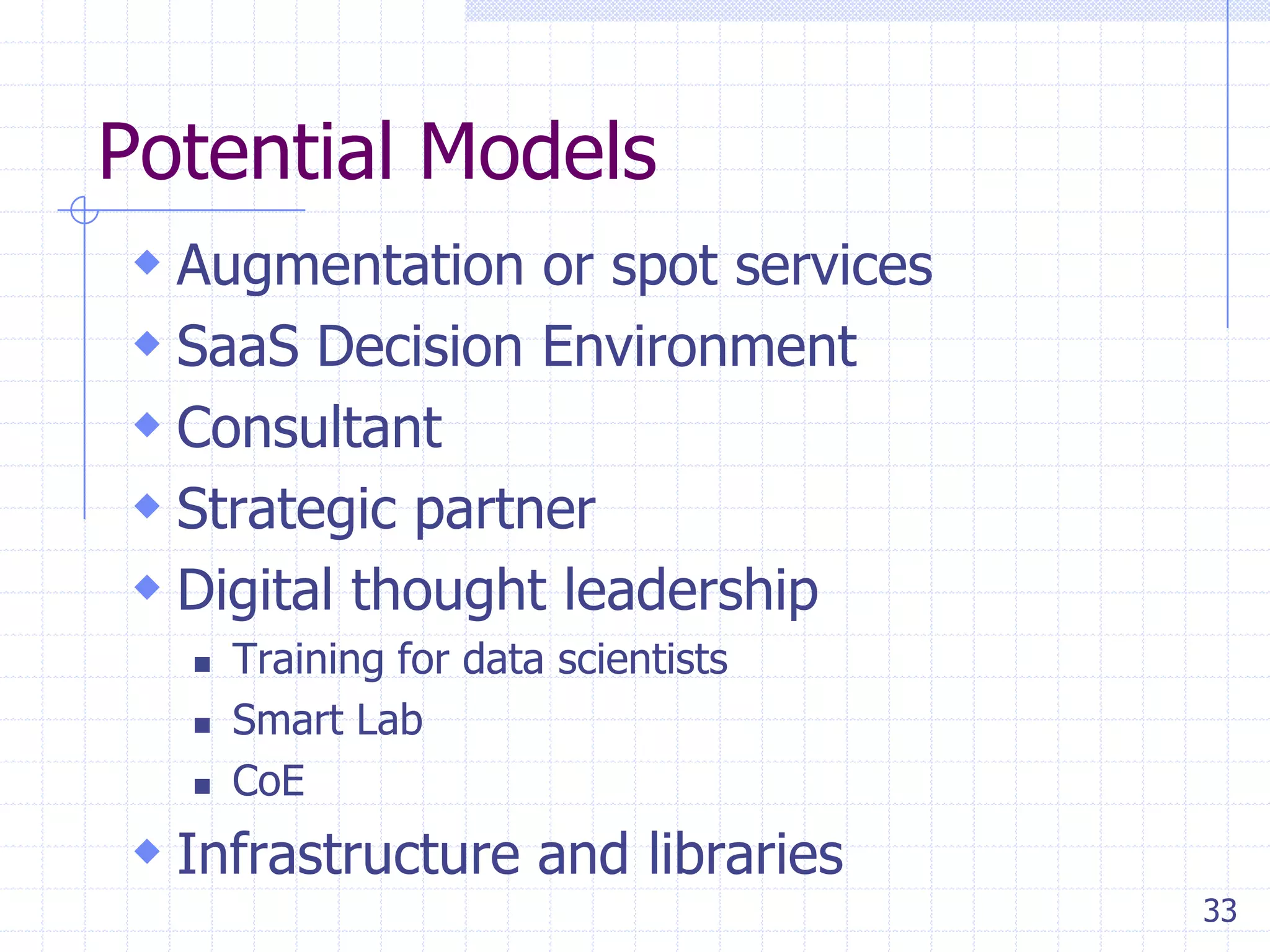 Ecosystem Analysis

33

 
