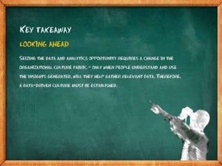 Analytics promises, pitfalls and the path forward