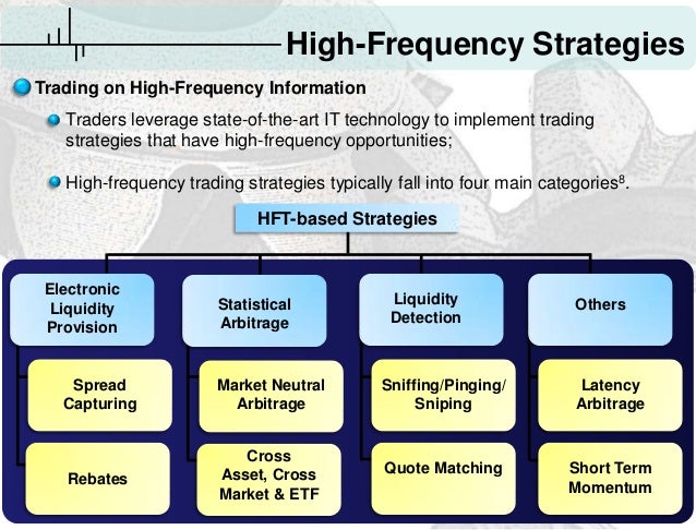 Statistical arbitrage trading strategies and high frequency trading