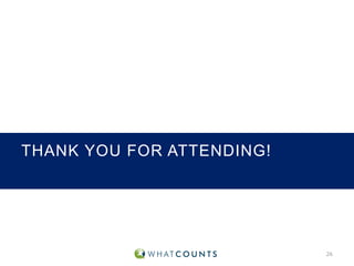 THANK YOU FOR ATTENDING!

26

 