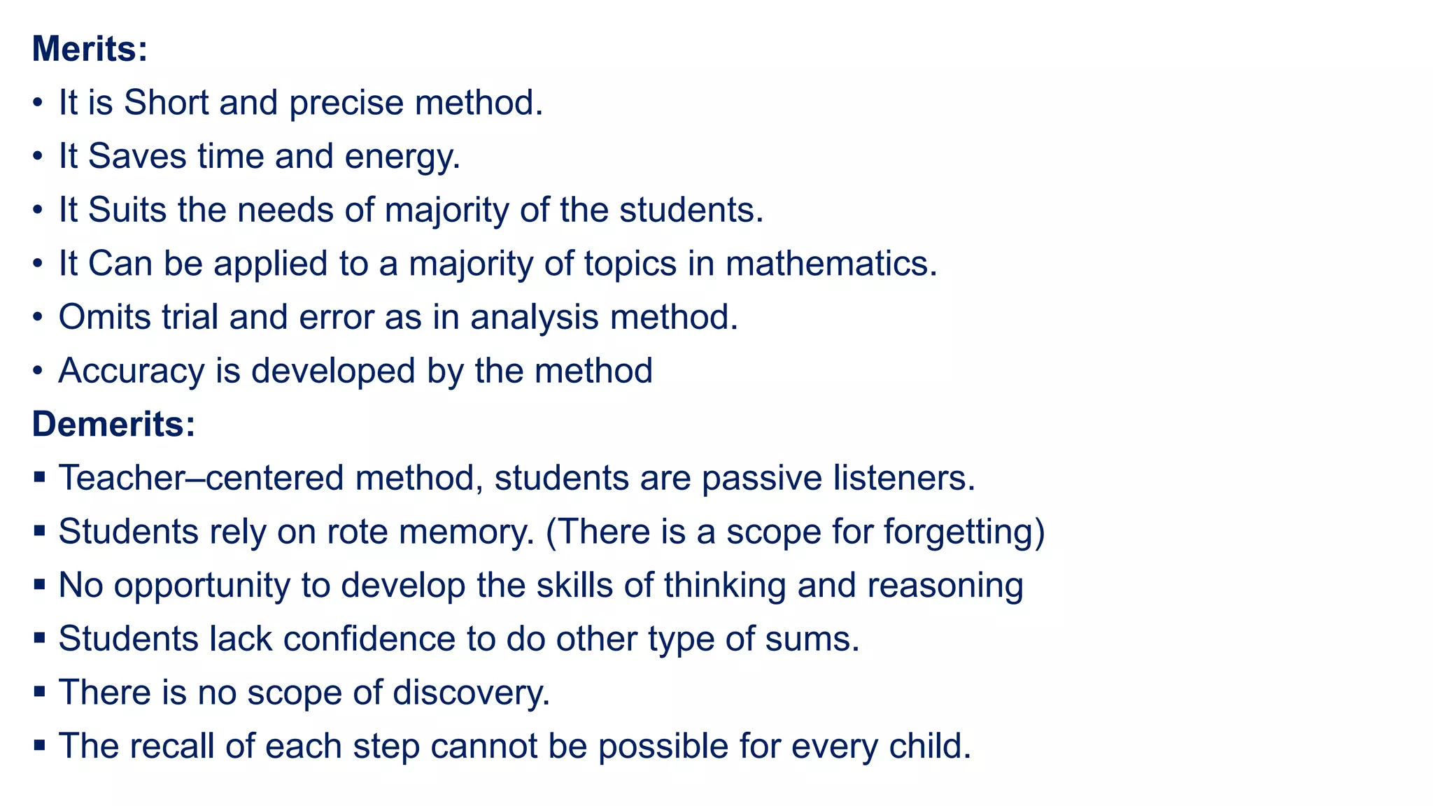 Analytic synthetic method pptx