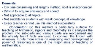 Analytic Synthetic Method Ppt Analytic Synthetic Method Ppt