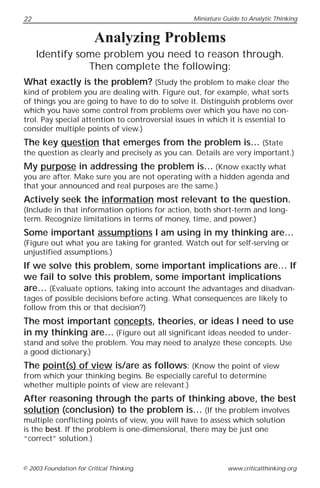 English 102 Analytic Thinking | PDF