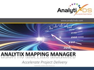 www.analytixds.com 1
Accelerate Project Delivery
Powered by: Analytix Data Services LLC
 