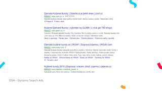 DSA – Dynamic Search Ads
 
