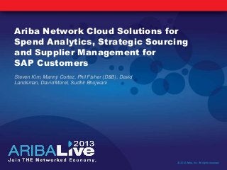 ariba commerce cloud account ariba commerce cloud account