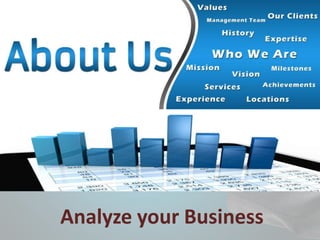Analyze your Business
 