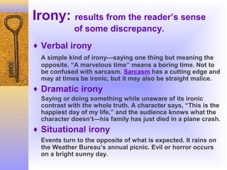 Analyze fiction irony | PPT