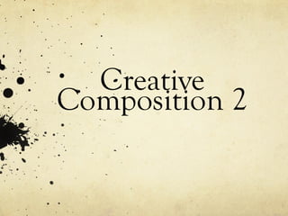 Analyze public-facing creative nonfiction forms and genres.pptx