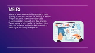 INFOGRAPHICS
An infographic (or information
graphic) is “a visual representation
of information or data”. An
infographic i...