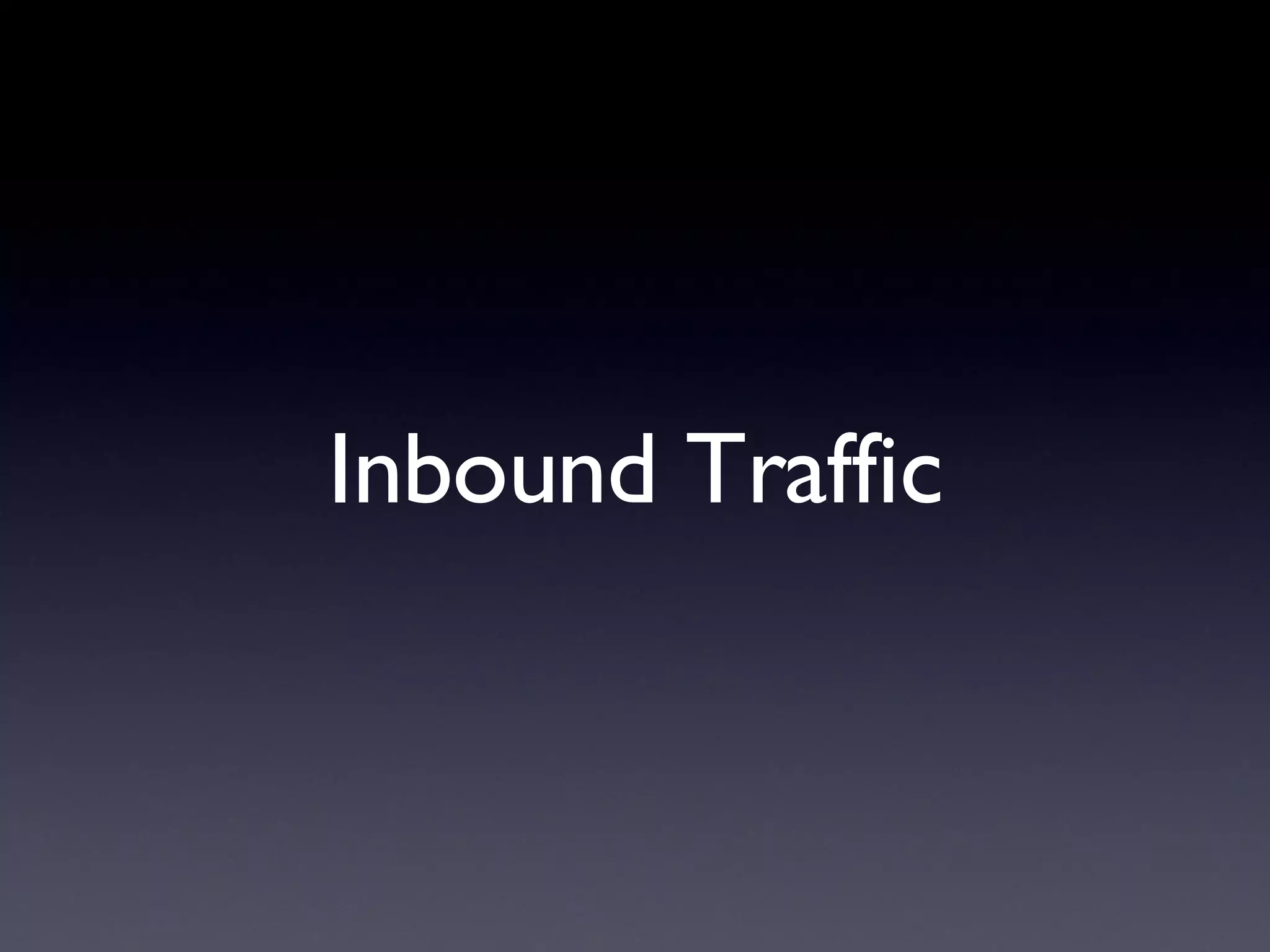 Inbound Traffic 