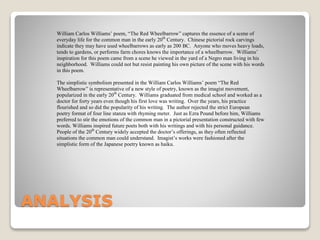 Analyzing 20 th century poetry s-hart | PPTX