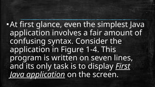 Analyzing a Java Application that Produces Output.pptx