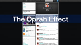 The Oprah Effect
 