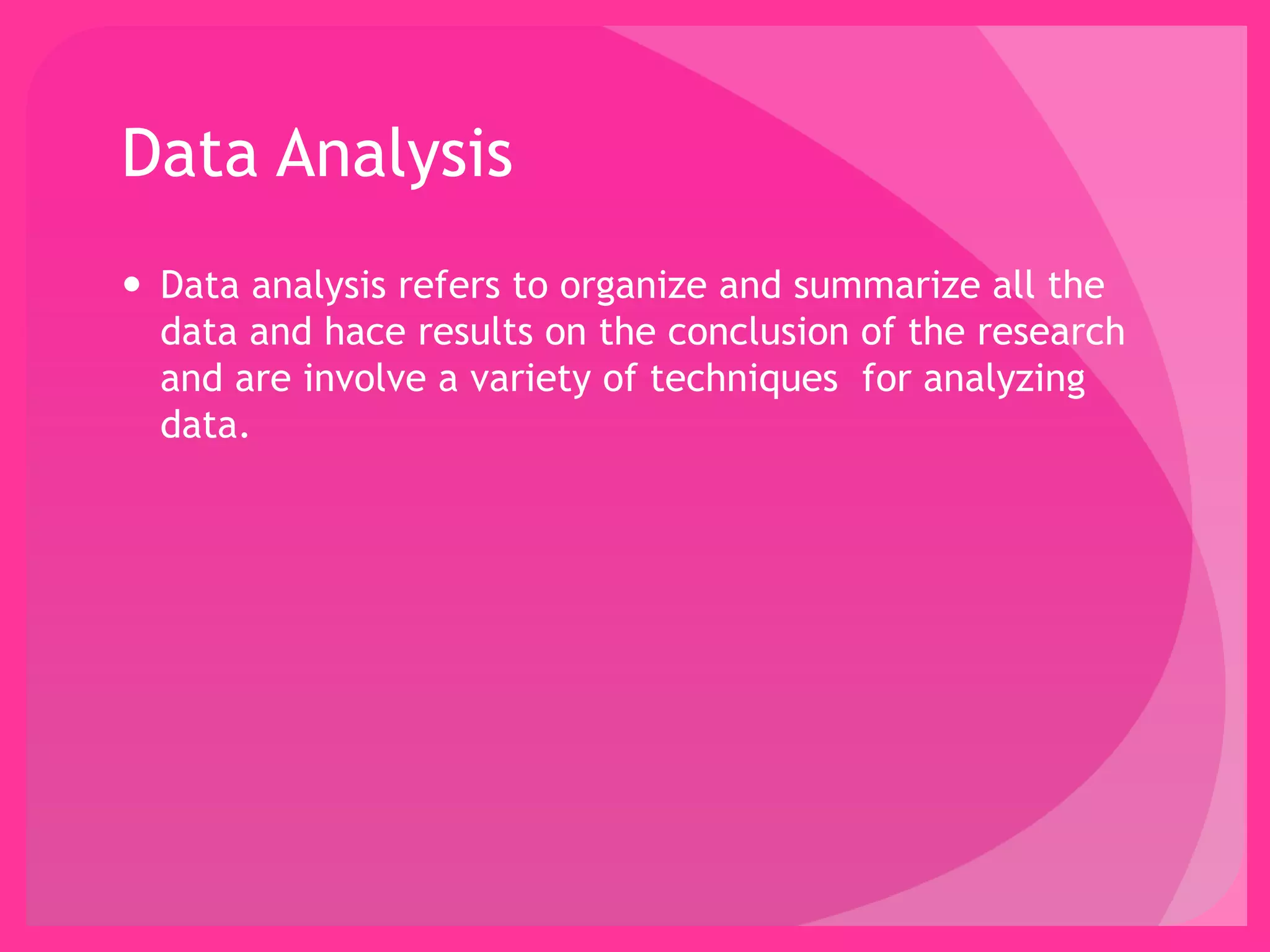 Analyzing data ppt
