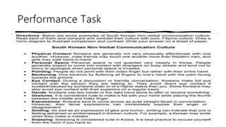 Performance Task