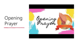Opening
Prayer