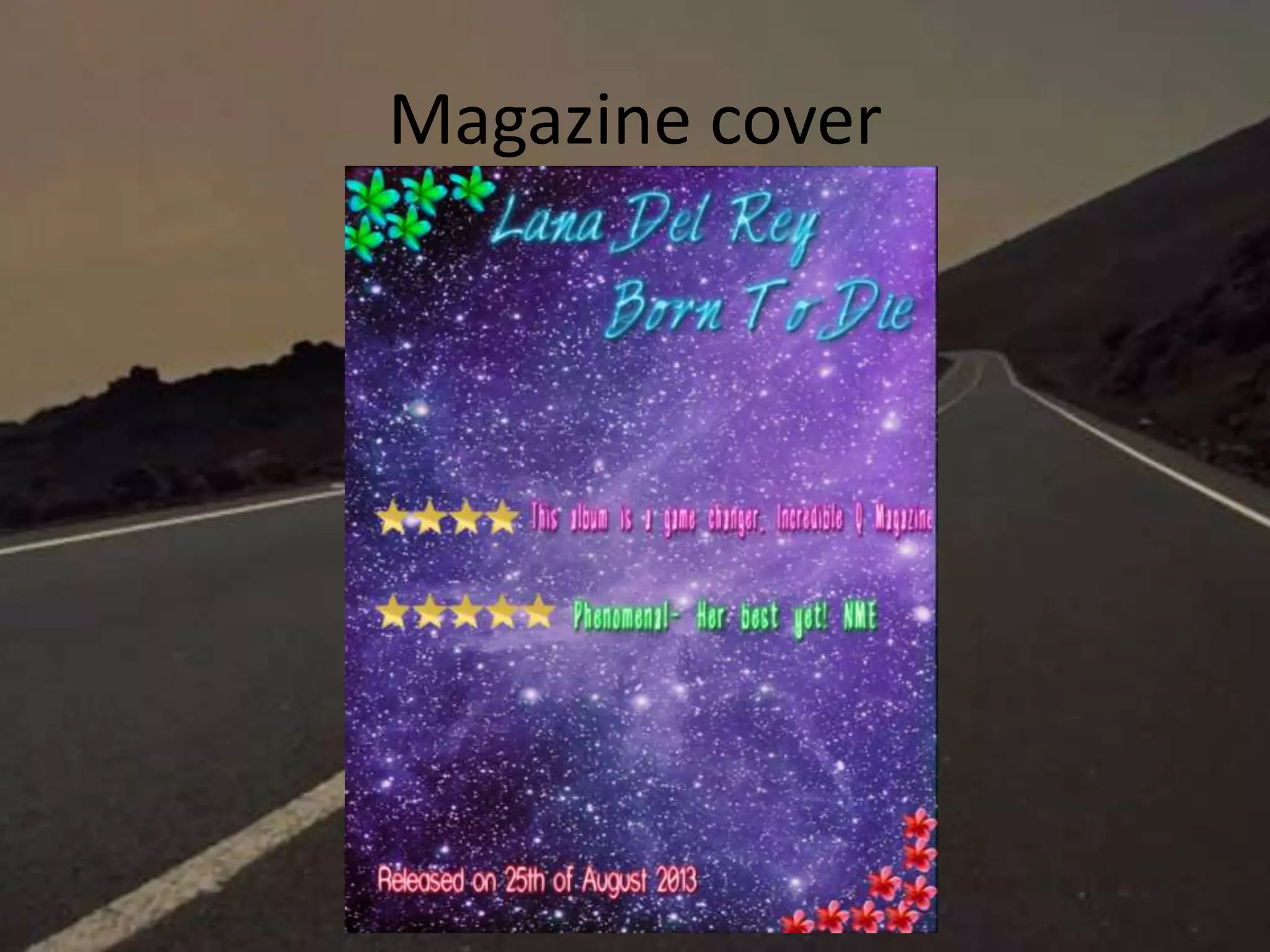 Magazine cover
 