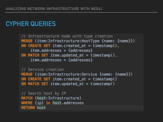 Analyzing network infrastructure with Neo4j | PDF