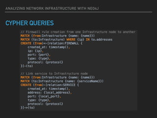 Analyzing network infrastructure with Neo4j | PDF
