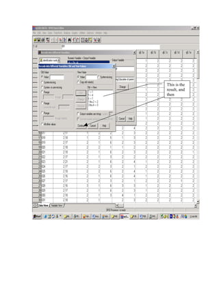 This is the
result, and
then
 