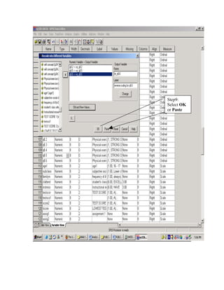 Step9:
Select OK
or Paste
 