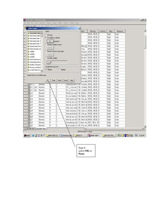 Step 8:
select OK or
Paste
 