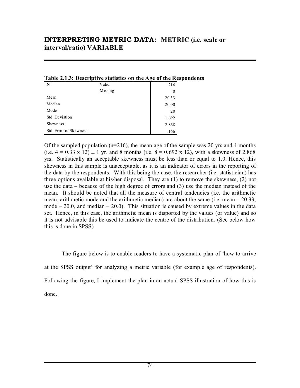Analyzing quantitative data