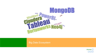 Big Data Ecosystem
#RateMe	
 