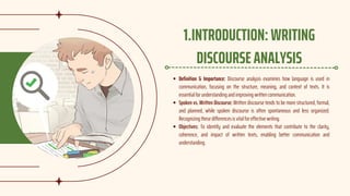 Analyzing Spoken Discourse, writing genres .pdf