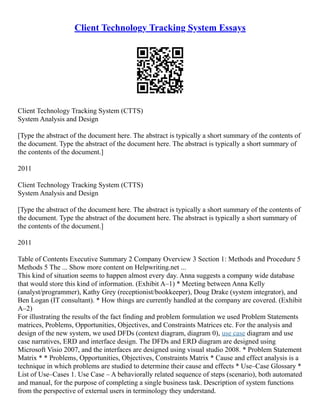 Analyzing Systems Using Data Flow Diagrams | PDF