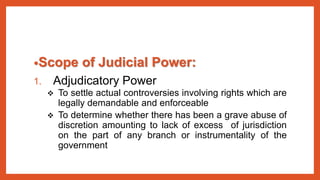 Judge Power Analyzing the judiciary and the judicial process | PPTX