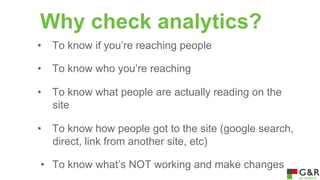 Analyzing Website Behavior with Google Analytics