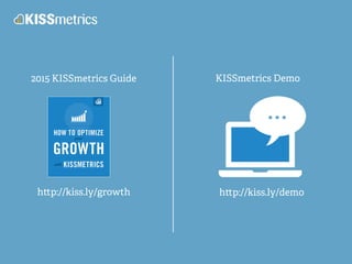 2015 KISSmetrics Guide KISSmetrics Demo
h p://kiss.ly/growth h p://kiss.ly/demo
 