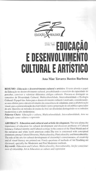 Ana mae educacao_e_desenvolvimento_cultural_e_artistico