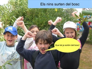 Els nins surten del bosc




         Que bé ja sortim del bosc!
 