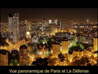 Vue panoramique de Paris et La Défense
