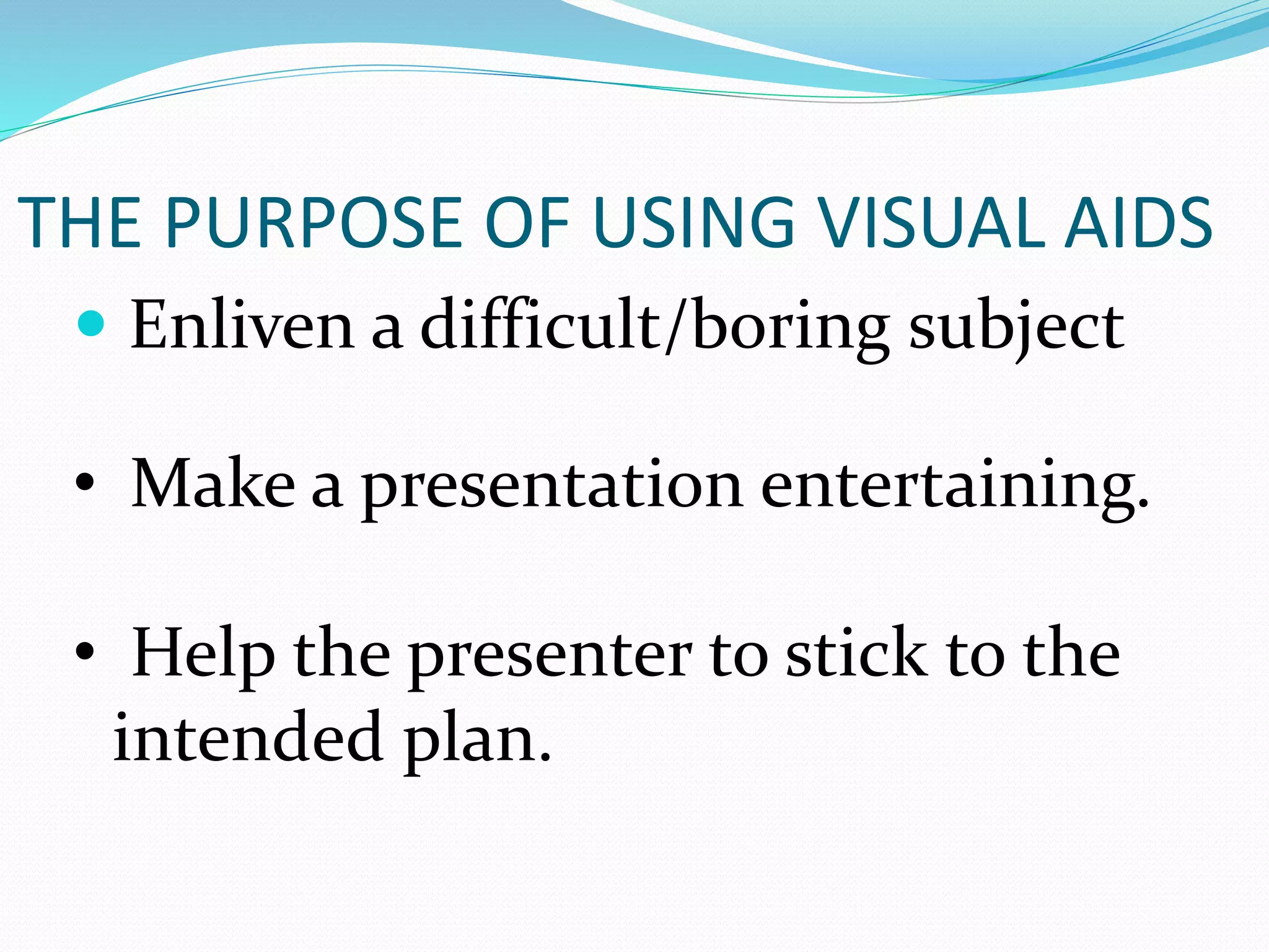 Visual Aids and Its Types | PPTX